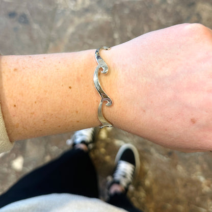 SS Multi Wave Bracelet NB3008-65