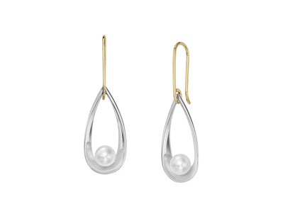 SS/YG Rendezvous Earring w/ Pearl EA33042P