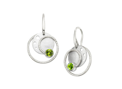 SS Stellar Earring w/ Peridot EA46812FP