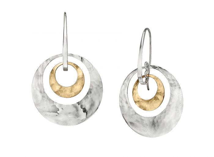 SS/YG Jaunty Earring EA56842