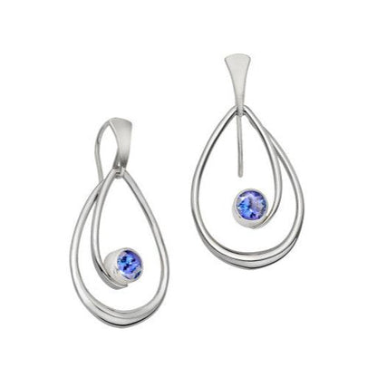 SS Felicity w/ Iolite Earring EA66712FI