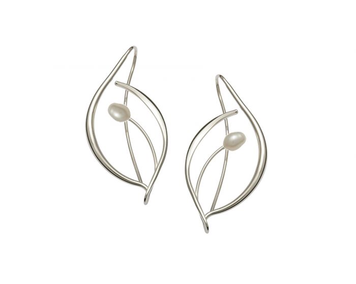 SS Pearl Jonquil Earring EA73412FWP