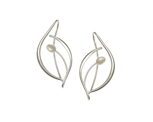 SS Pearl Jonquil Earring EA73412FWP
