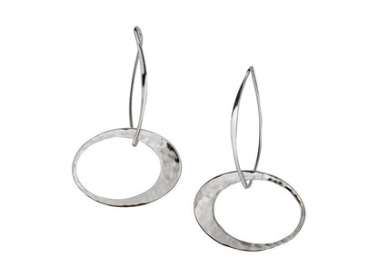 SS Elliptical Elegance Medium Earring EA78612
