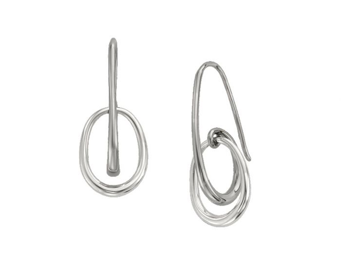 SS Halo Earring EA79012