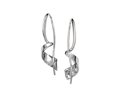 SS Medium Corkscrew Earrings EA89812