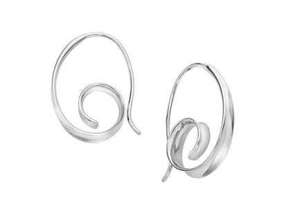 SS Curly-Q Earring EA96112