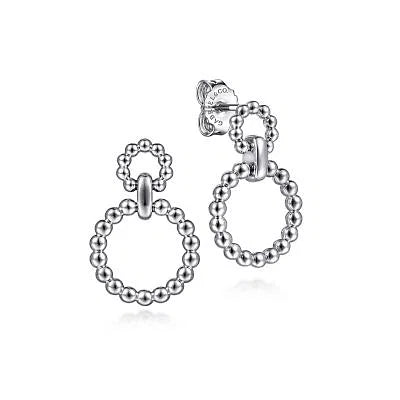 SS Beaded Drop Earrings EG14191SVJJJ