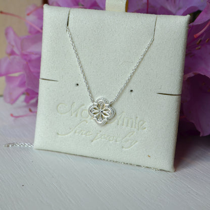 SS Vintage-Inspired Clover Necklace 87107