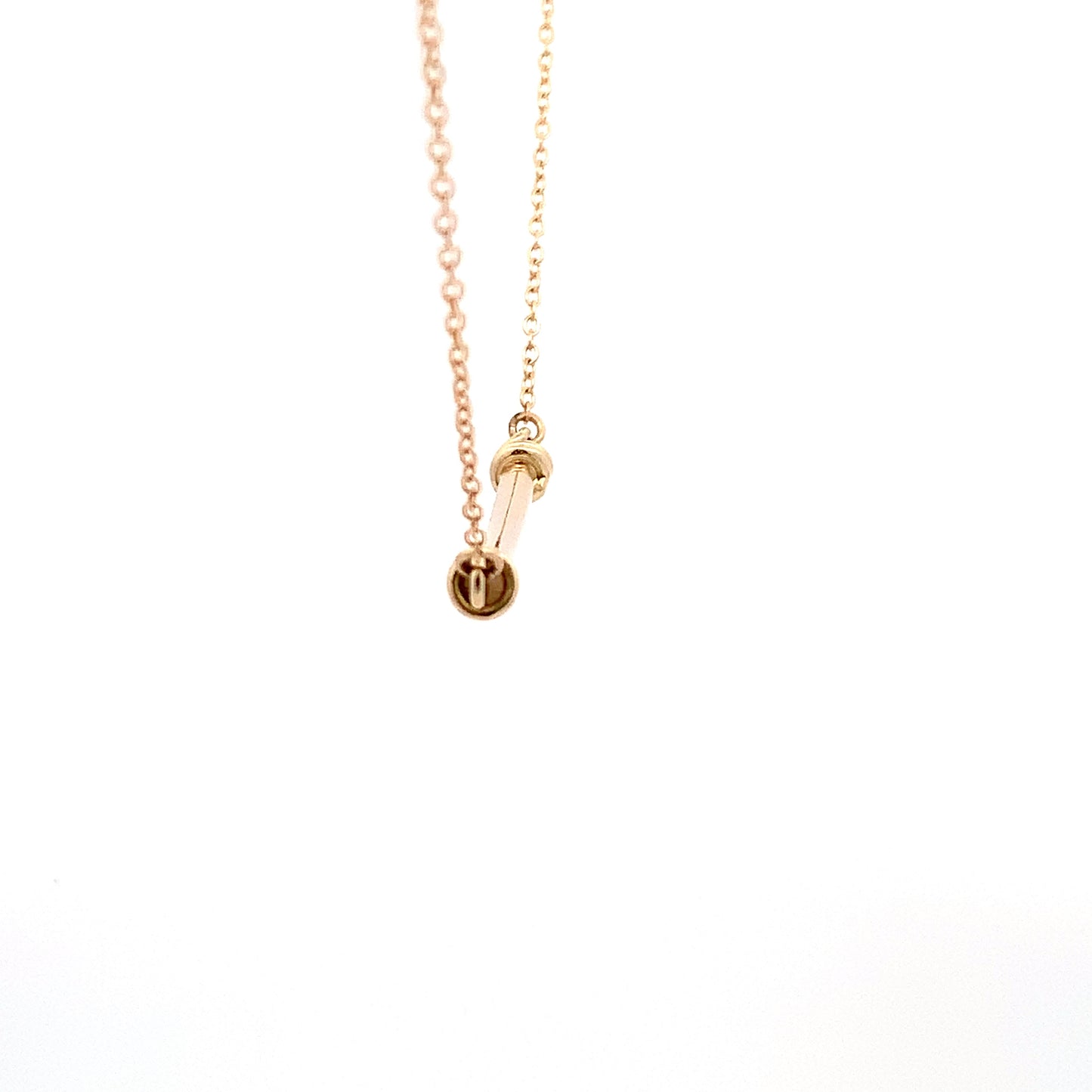 14kY .30cttw Blue Sapphire Signature Necklace NE16622D-18"