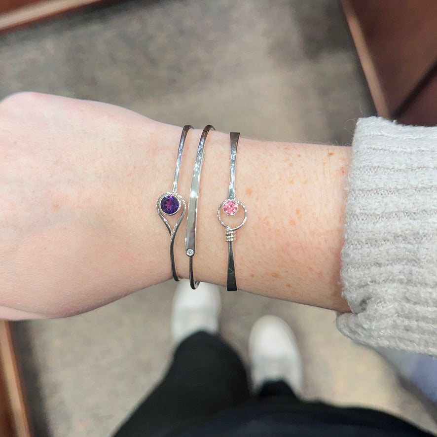 SS Amethyst Desire Bracelet BR74412FA-LM
