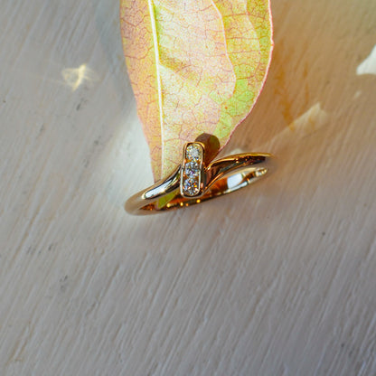 14kY .09cttw Diamond Aurora Ring RI82220D-7.5