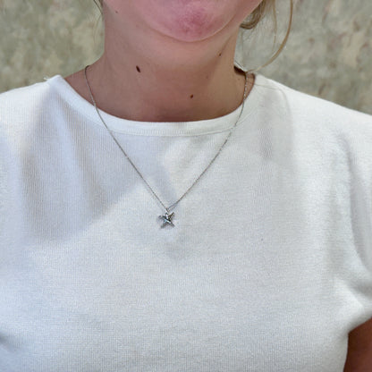 SS 13mm Starfish Necklace SND36SK