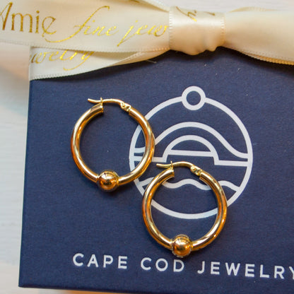 14kY 26mm Hoop KE5405-J