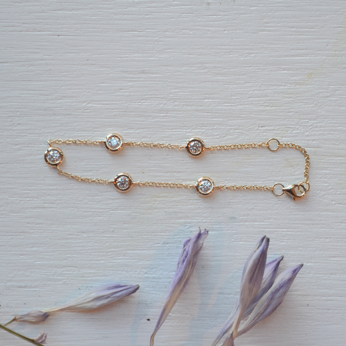 14kY .91cttw DBY Bracelet CU55002275