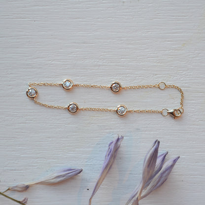 14kY .91cttw DBY Bracelet CU55002275