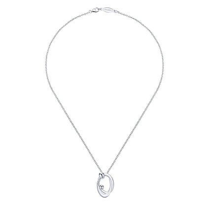 SS .02ct Dia Mother and Child Neck NK2850SV5JJ