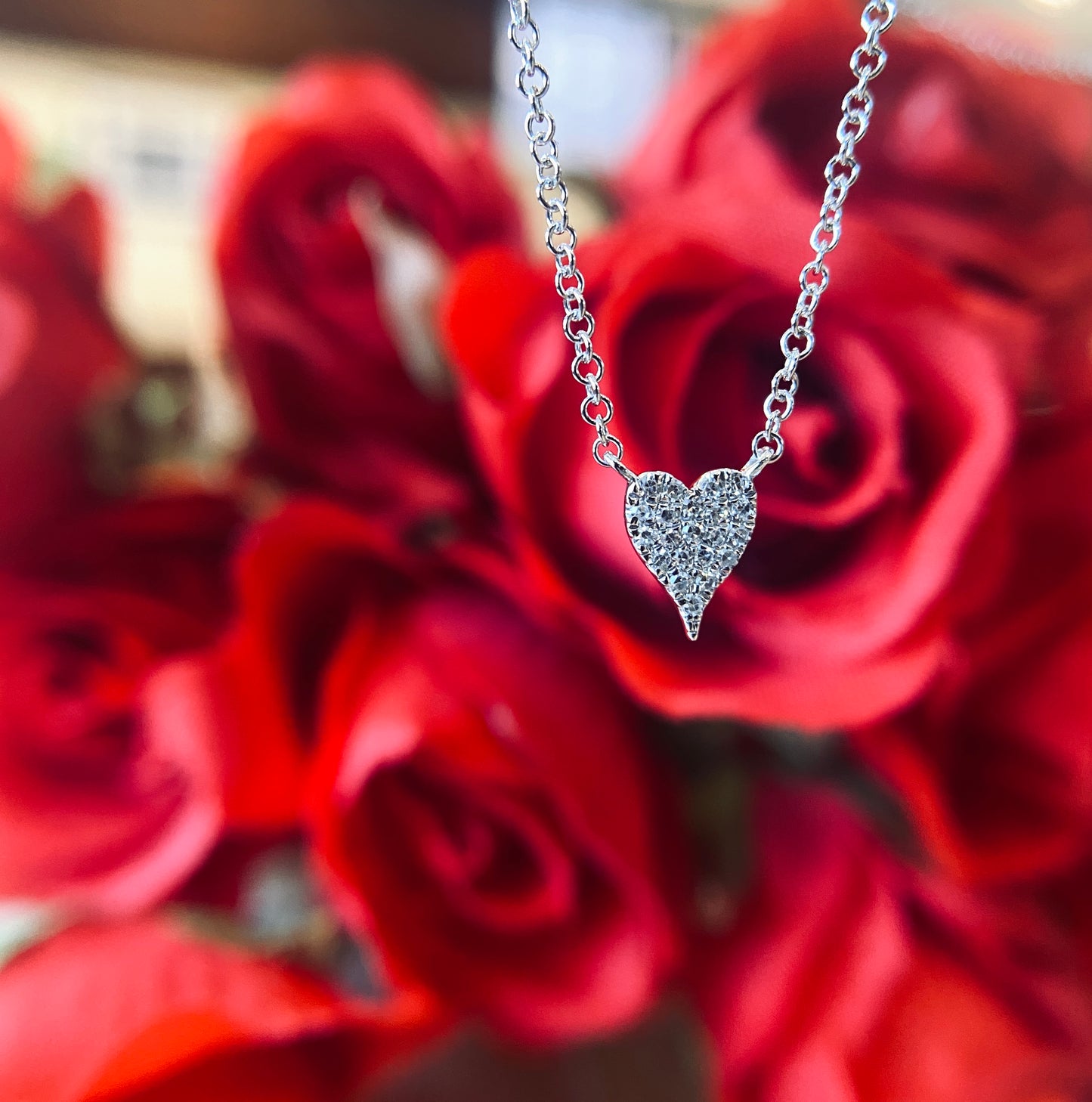 14kW .05ct Diamond Heart Necklace SC55006732