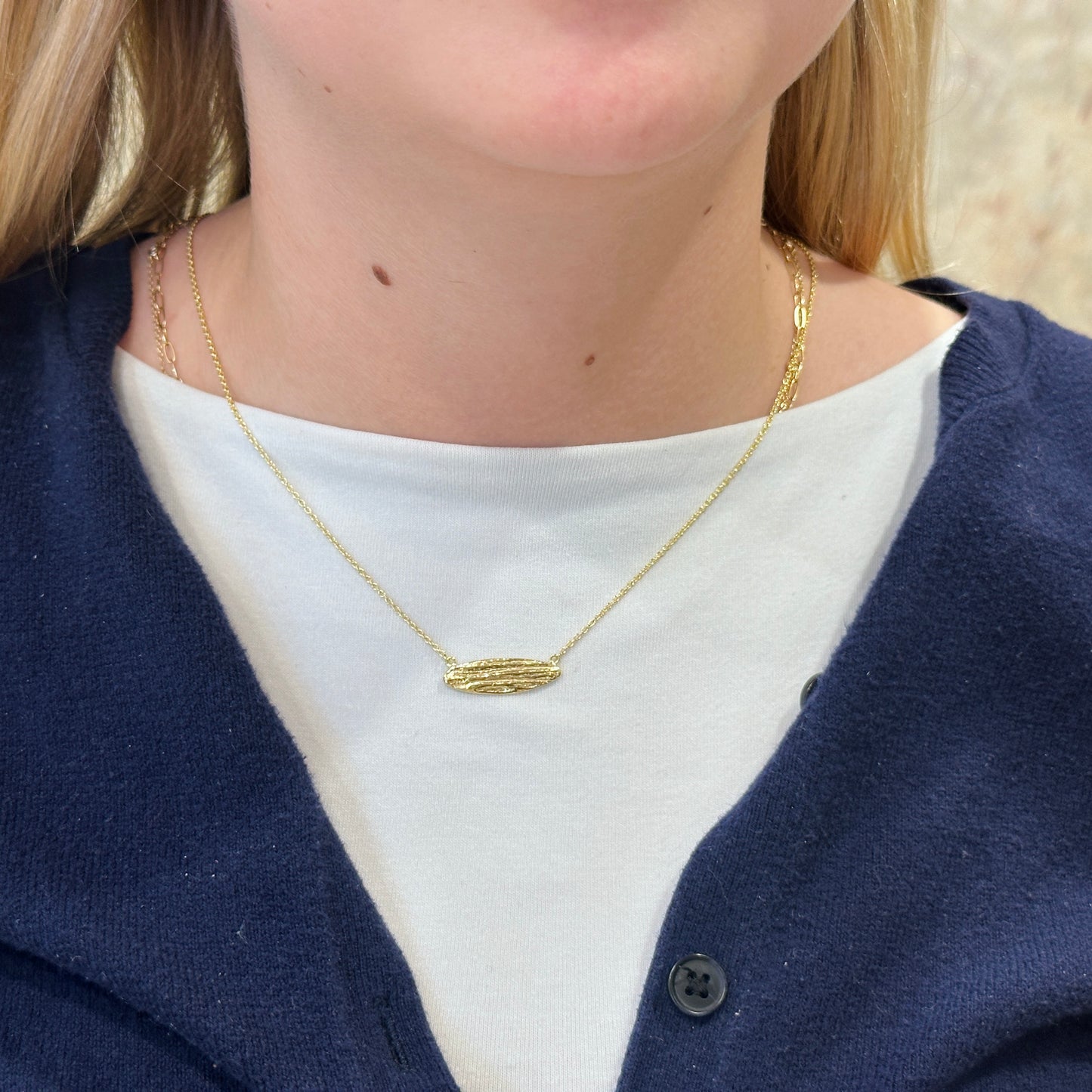 18k Vermeil ARIZONA Bar Necklace CL104-164/O
