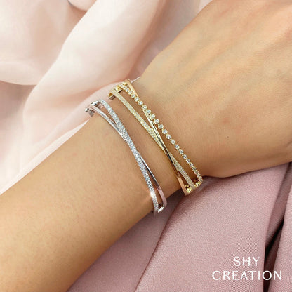 14kY .69cttw Diamond Bangle SC55021349ZM
