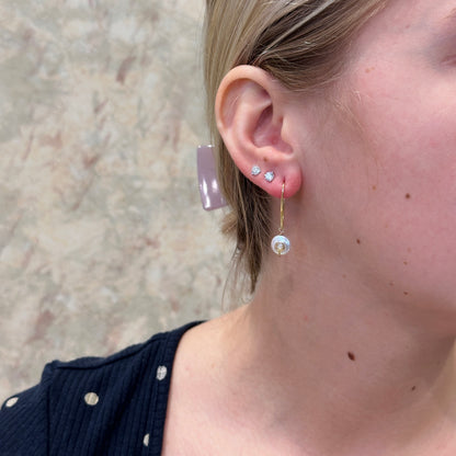 14kY Precious Pearl Earring EA32422P