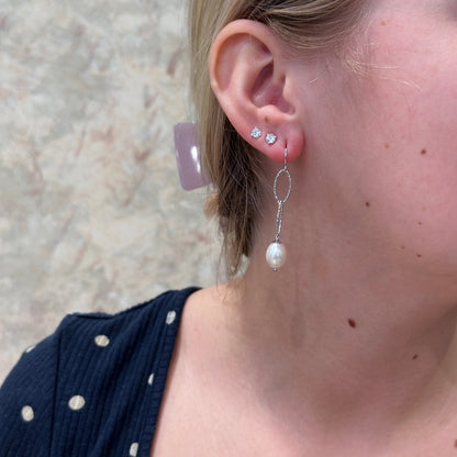 SS 8.5-9mm Freshwater Pearl Earring 627881/FW