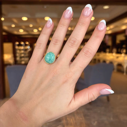 18k Vermeil Amazonite Ring O129-005AZO