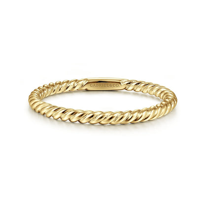 14kY Twisted Rope Ring LR51173Y4JJJ