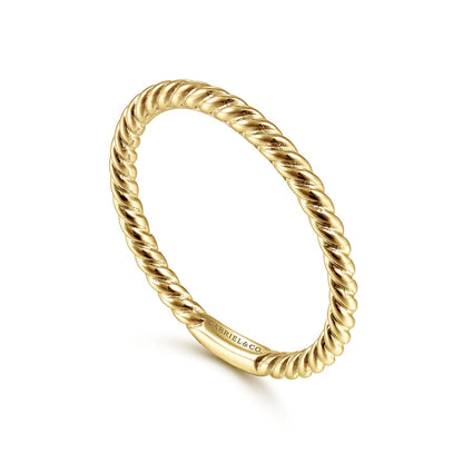 14kY Twisted Rope Ring LR51173Y4JJJ