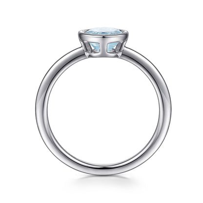 SS .60ct Aqua Ring LR52090SVJAQ - 6.5