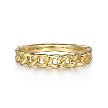 14kY Cuban Link Ring LR52513Y4JJJ - 6.5