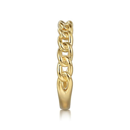 14kY Cuban Link Ring LR52513Y4JJJ - 6.5