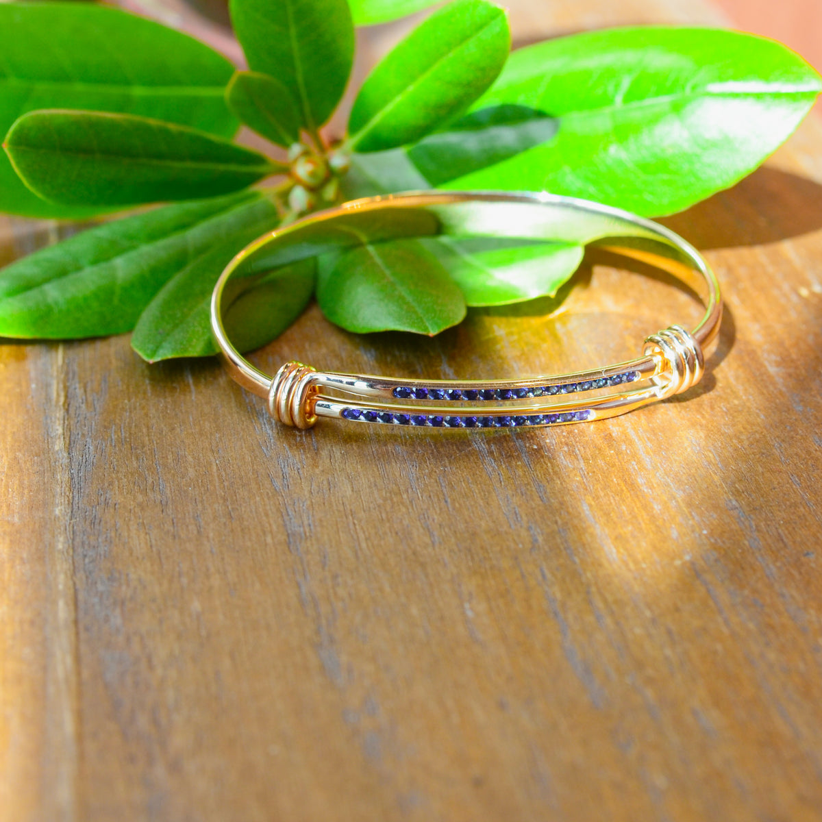 14kY .60cttw Sapphire Signature Brac BR16622D-LM