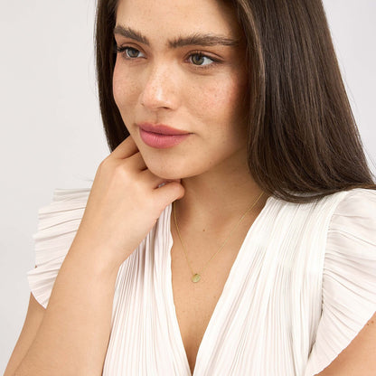 14kY Seashell Necklace MF042188-14Y