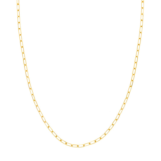 14kY 3.10mm D/C Paperclip Chain MZ002380-14Y