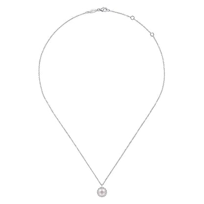 SS Beaded Pearl Necklace NK6412SVJPL
