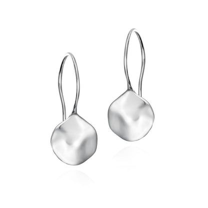 SS Aqua Dangle Earring PE120-7078