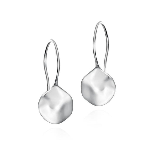 SS Aqua Dangle Earring PE120-7078