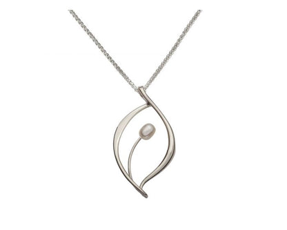 SS Jonquil w/FWP Necklace PE73412FWP-18