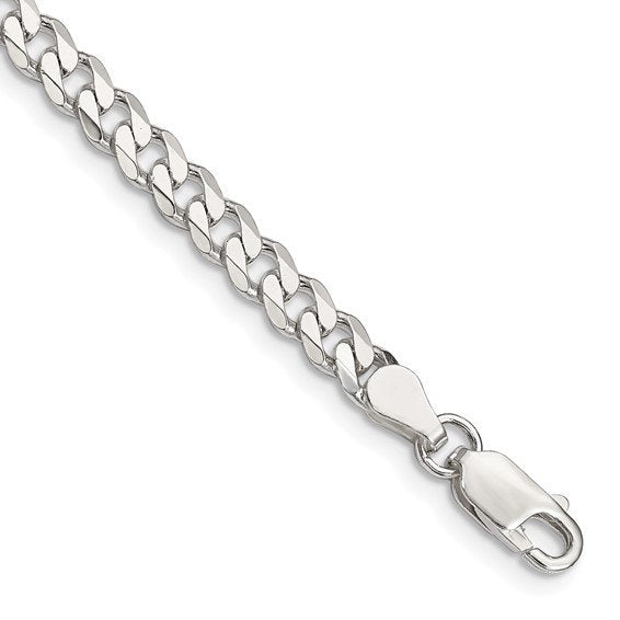 SS 4.5mm Curb Chain Bracelet QCB120-8