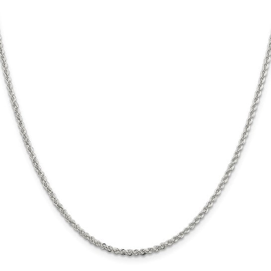 SS 2.3mm Solid Rope Chain QDR040-20
