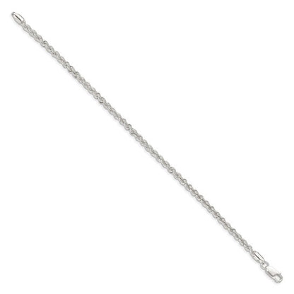SS 3mm Solid Rope Chain Bracelet QDR060-8