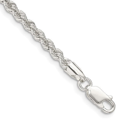 SS 3mm Solid Rope Chain Bracelet QDR060-8