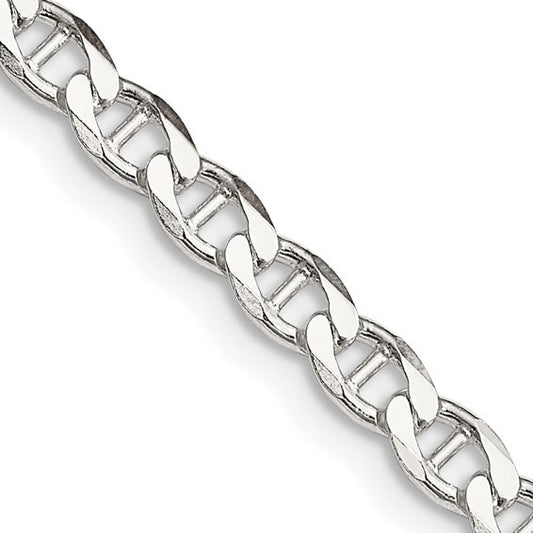 SS 4mm D/C Flat Anchor Curb Chain QFAN100- 22