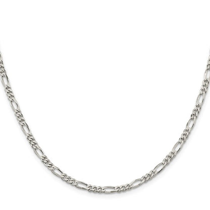 SS 3.5mm Figaro Chain QFG100-20