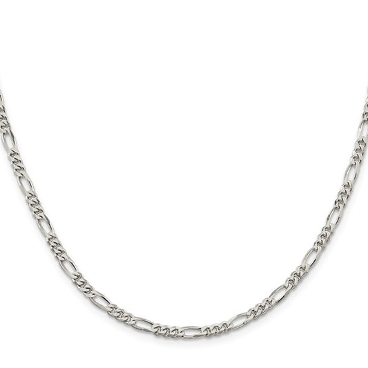 SS 3.5mm Figaro Chain QFG100-20