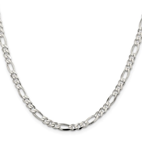SS 4.5mm Figaro Chain QFG120-22