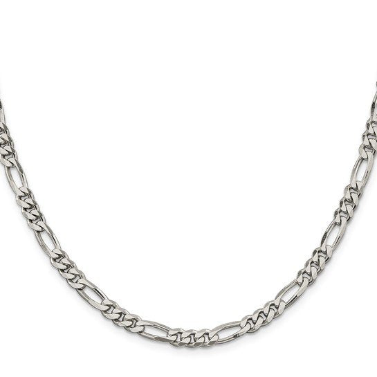 SS 5.5mm Figaro Chain QFG150-24