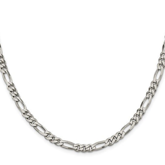 SS 5.5mm Figaro Chain QFG150-24