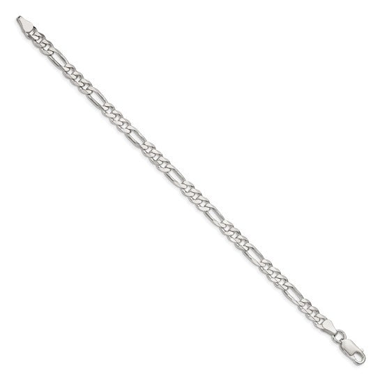 SS 5.5mm Figaro Chain Bracelet QFG150-8